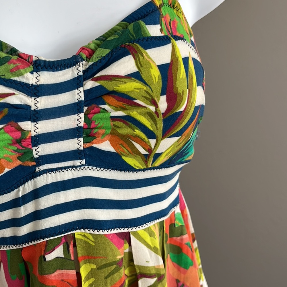 Agua Bendita maxi bird dress (medium) fits like small RARE (AS IS) - Picture 2 of 6